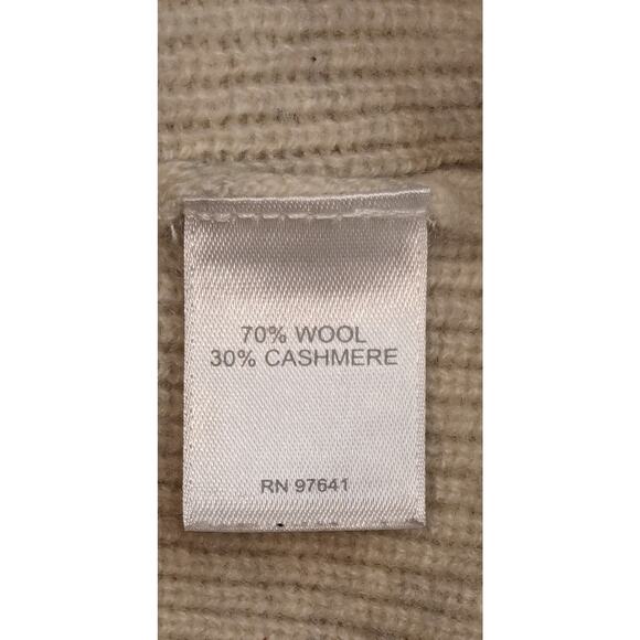 J Jill Long Sleeve Shirt Wool Cashmere Woman’s Small V-Neck Cream Sweater Soft - Picture 11 of 13